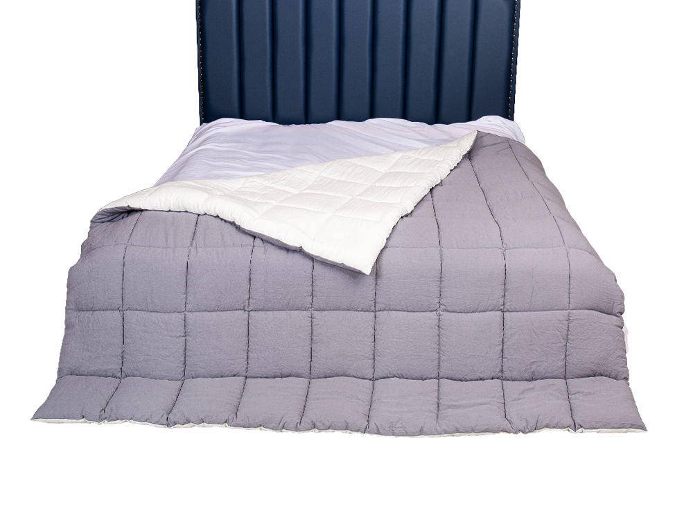 Ang malambot na tubig na malambot na tubig ay hugasan ang quilt